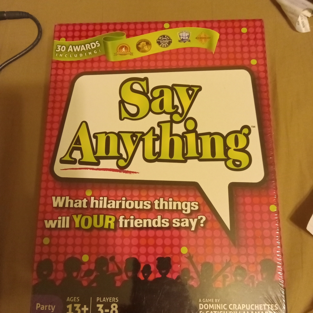"Say Anything" board game